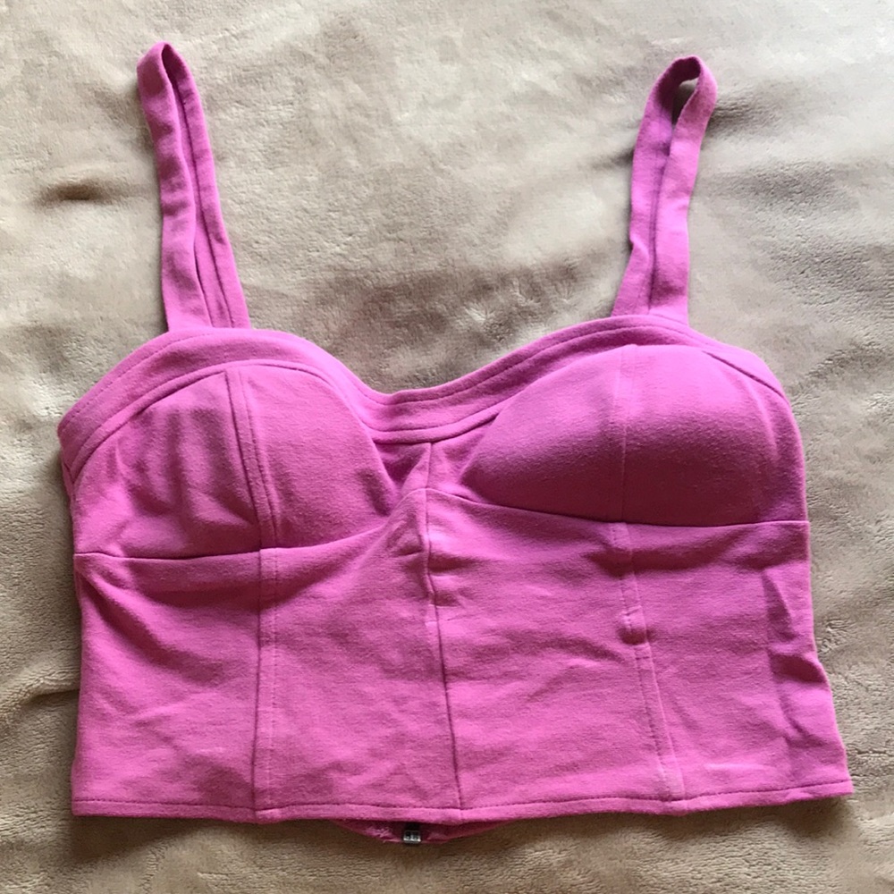 Pacsun crop top magenta